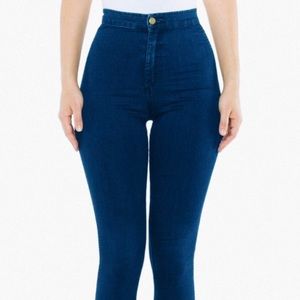 american apparel easy jeans in DARK WASH